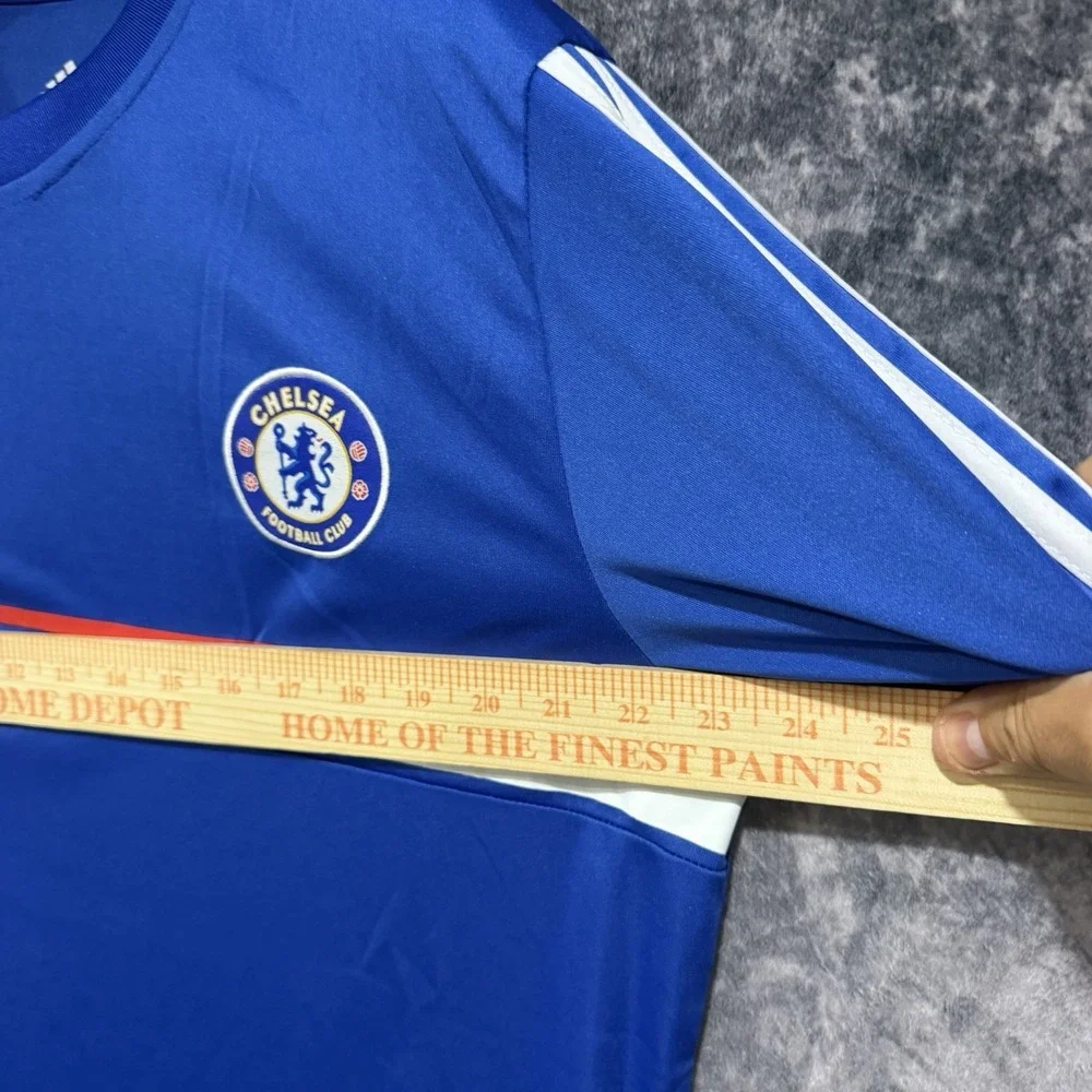 adidas‎ chelsea jersey Short Sleeve Blue Clima Cool Team Patch XL